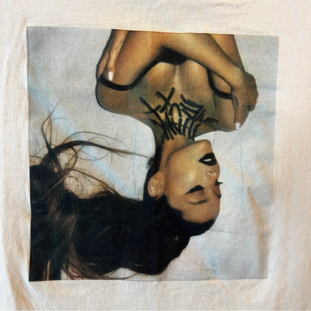 Official Ariana Grande Thank U Next H&M Shirt